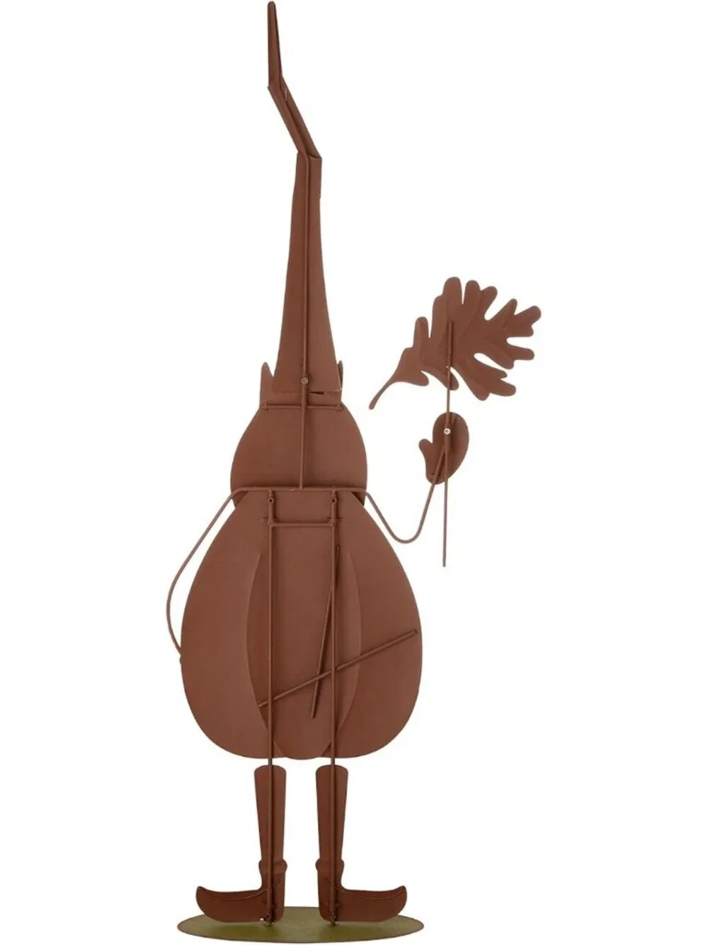 Charming Fall Metal Gnome Porch Sign | Standing & Hanging Wall Decor